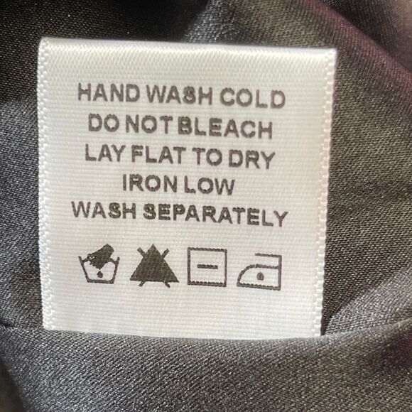 Tularosa Black‎ Sheer Ruffle Mini Dress Boho Romantic Long Sleeve Small NWT - Picture 10 of 12